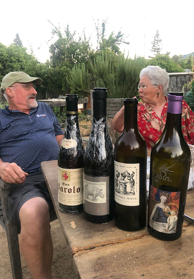 Steve Lagier and Carole Meredith and Wines